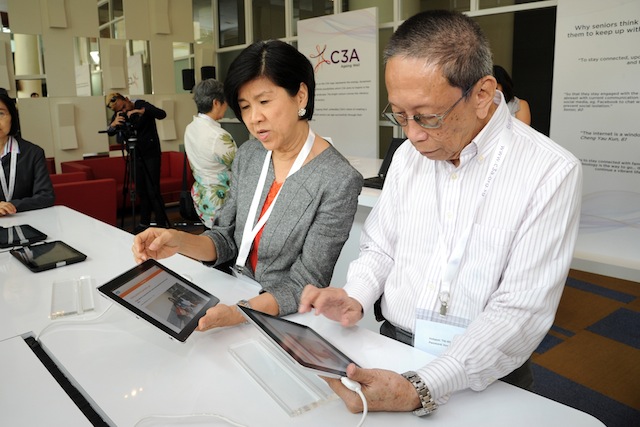 Seniors using technology to stay connected
