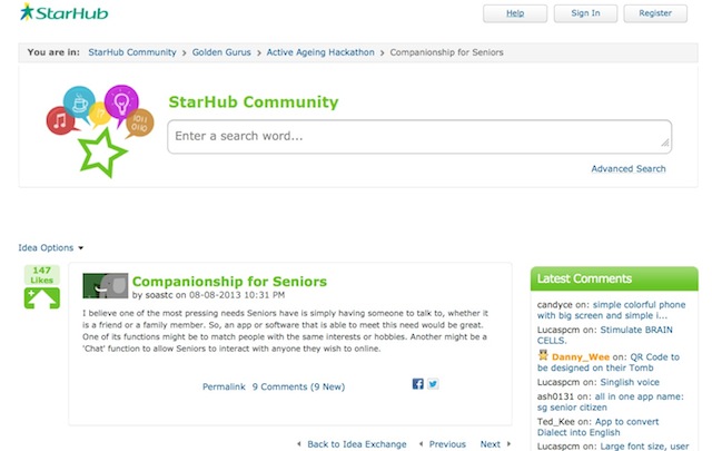 Crowd-sourcing for ideas