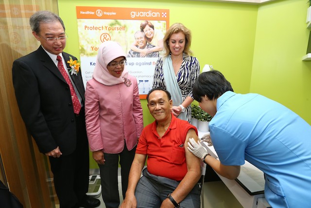 Flu & shingles jabs at Guardian