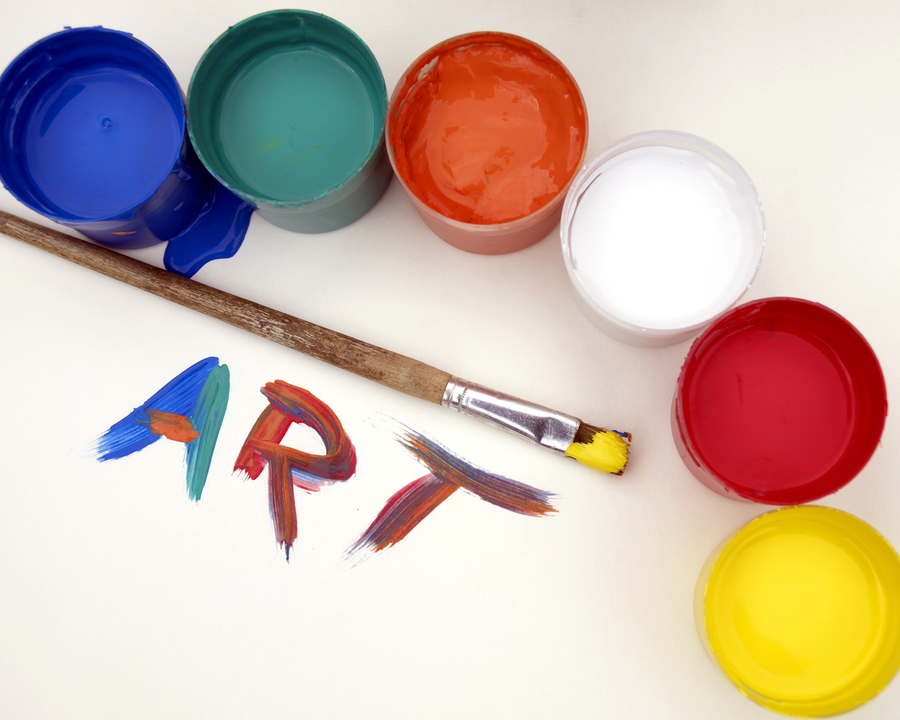 Awashed with paint