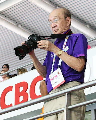 The oldest SEA Games volunteer