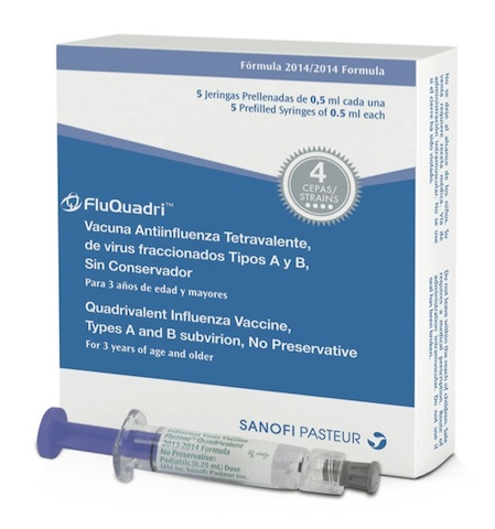 New quadrivalent flu vaccine